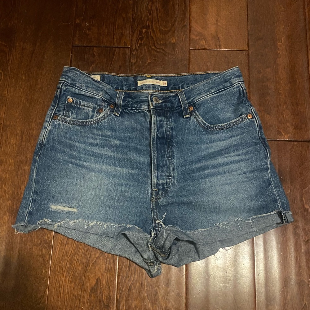 Levi's Blue Jean Shorts for Women